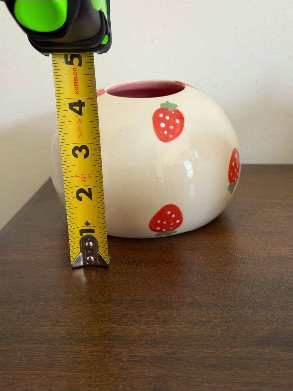 Muddy Mood Handmade Strawberry Ceramic Vase
